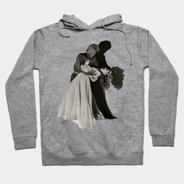 The Wolf Man and Girl Hoodie by MovieFunTime